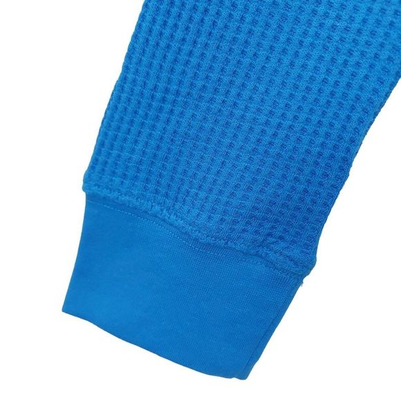 Simply Styled Boys Pullover Top Medium 10/12 Blue Long Sleeve Crew Neck Cotton - Picture 8 of 9